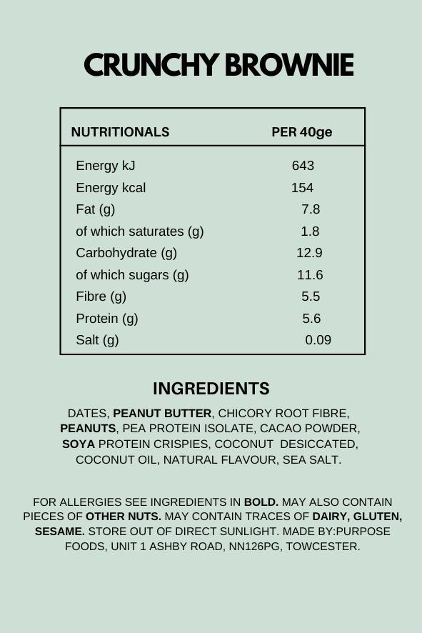 CRUNCHY BROWNIE PROTEIN BALL (V)