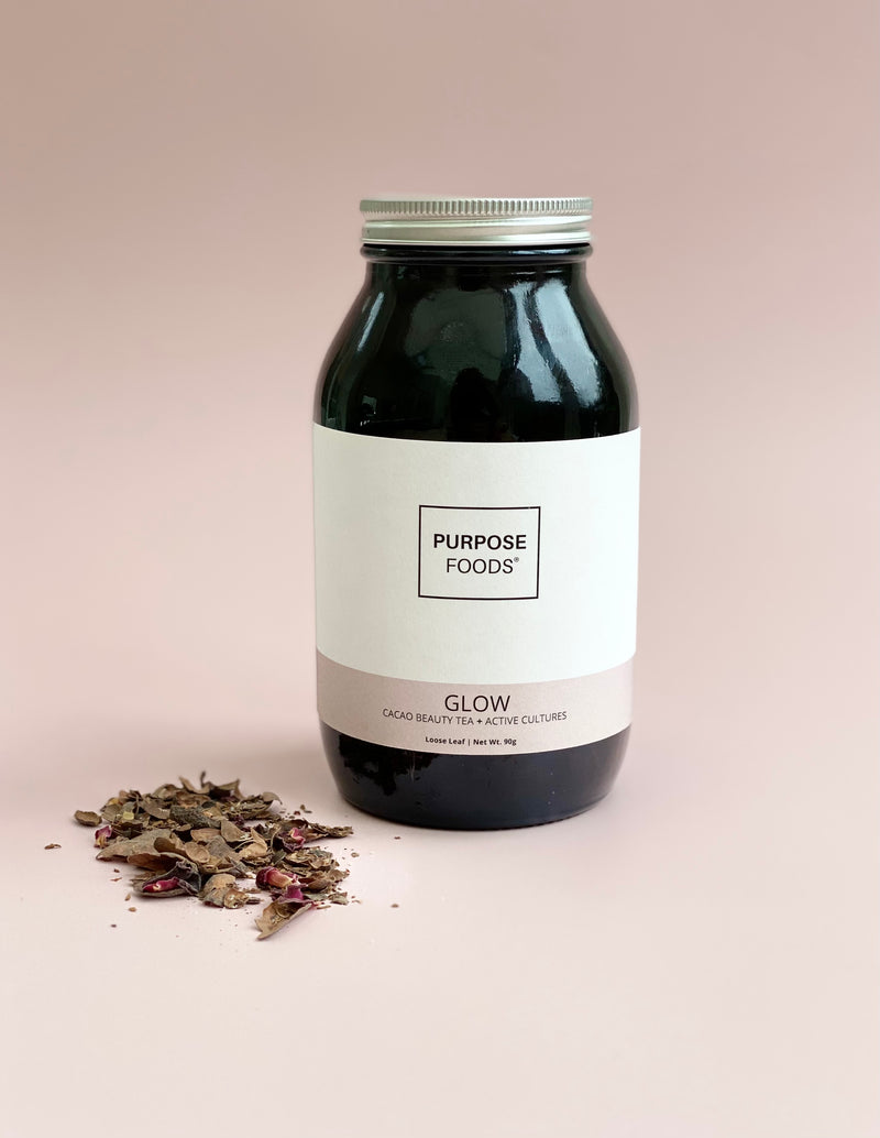 GLOW | PROBIOTIC CACAO TEA (Loose Leaf - 75 Cups)